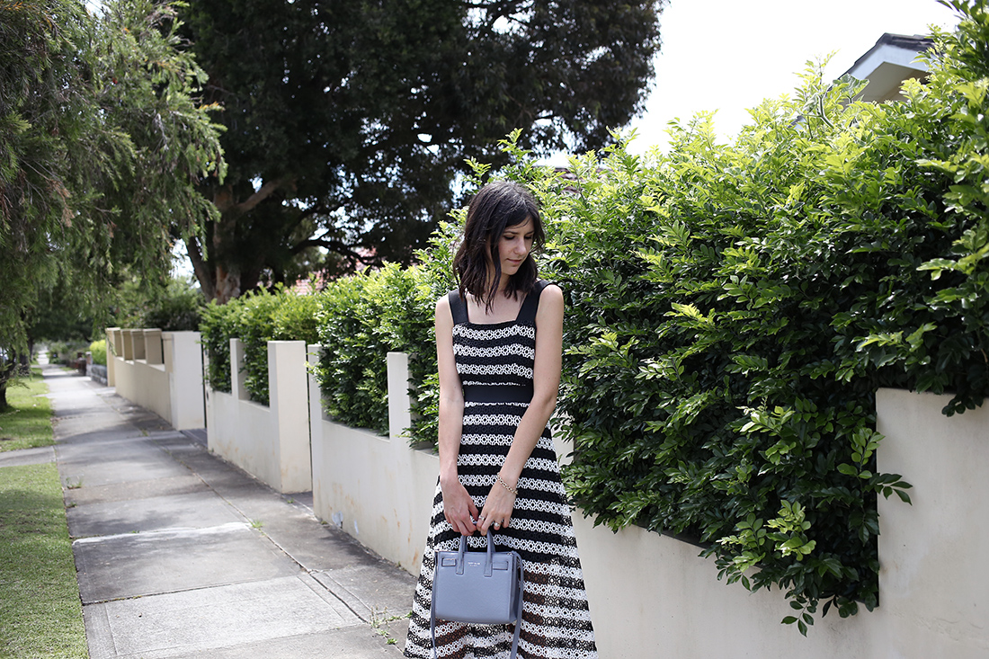 asos lace stripe dress teddyblake carla nano
