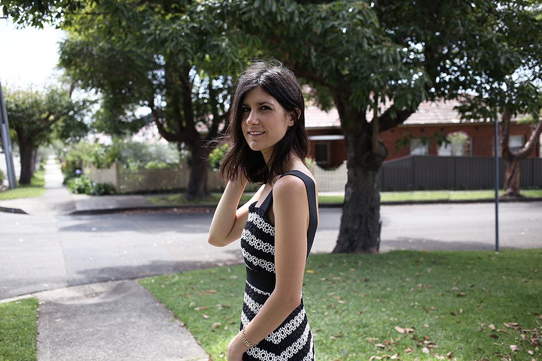 asos lace stripe dress teddyblake carla nano
