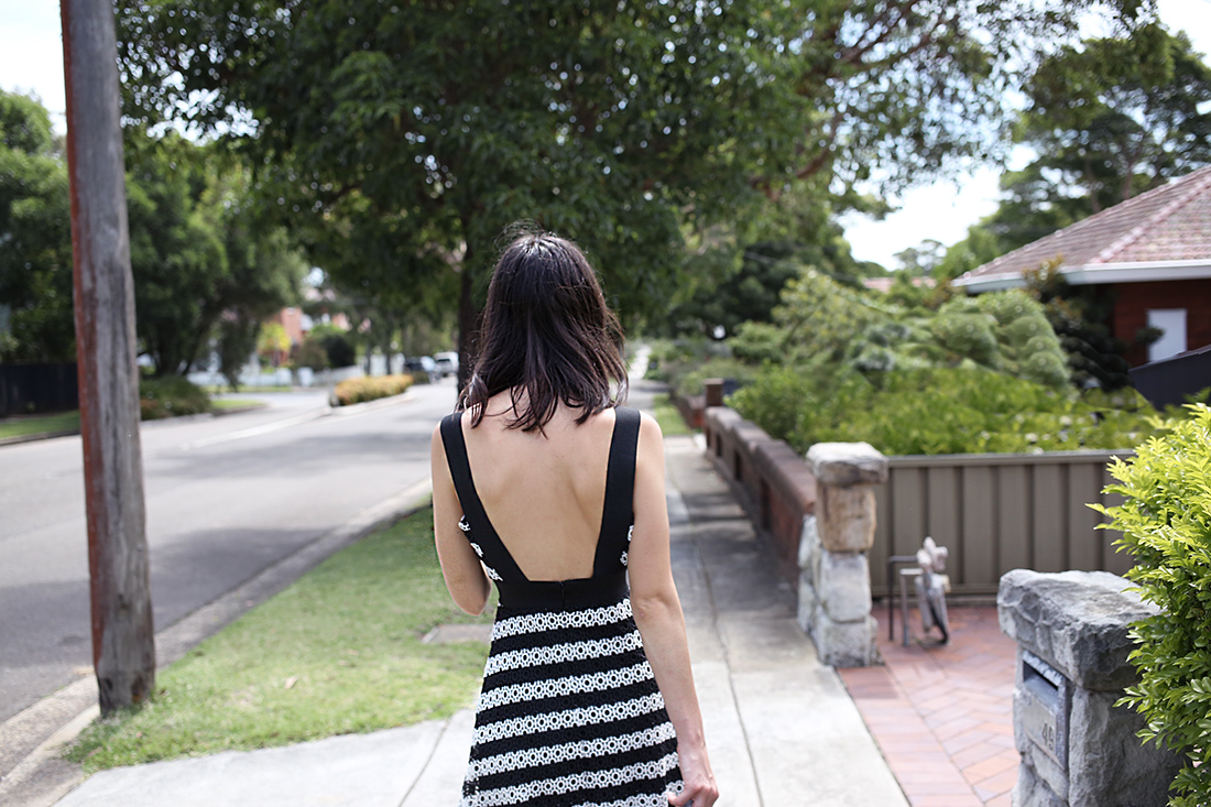 asos lace stripe dress teddyblake carla nano